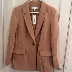 Women's Tan Blazer by The Drop